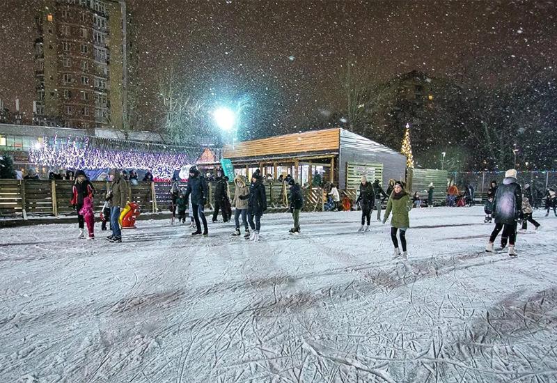 Каток в Таганском парке Москва